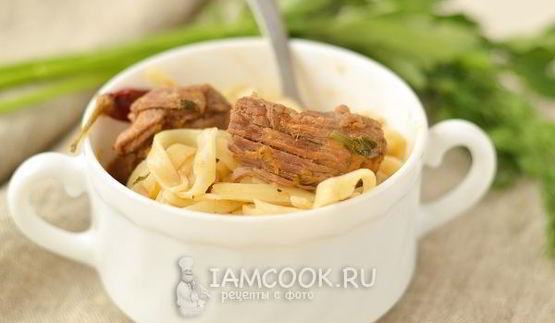 лагман с говядиной