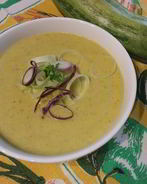 Легкий крем-суп из кабачков с карри