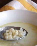 Молочный суп с клецками