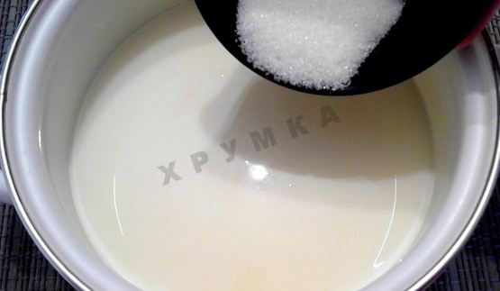 молочный суп с лапшой