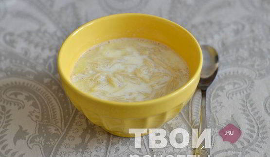 молочный суп в мультиварке