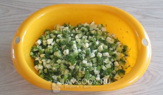 диетическая окрошка