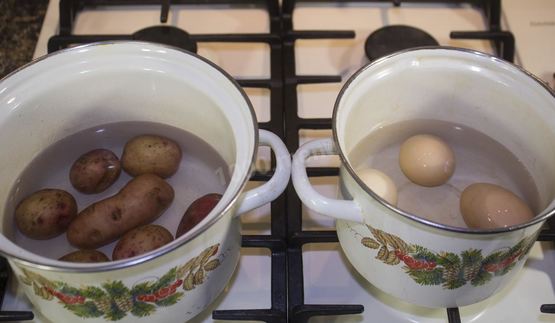 классическая окрошка на квасе