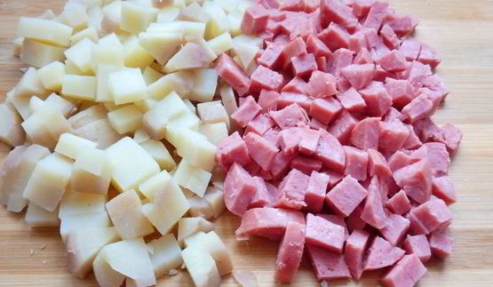 окрошка на газированной минеральной воде