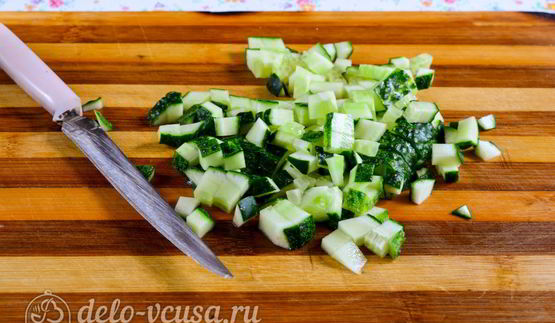 окрошка на кефире