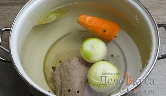 окрошка на квасе