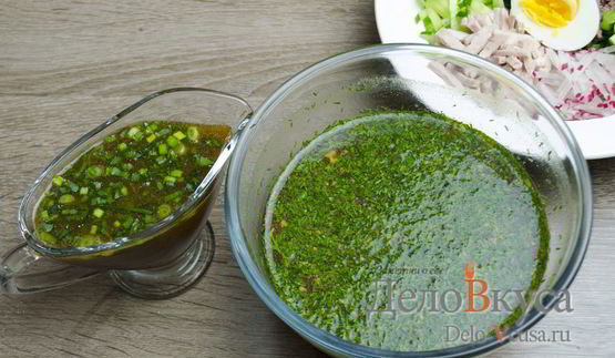 окрошка на квасе