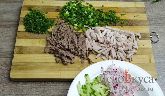 окрошка на квасе