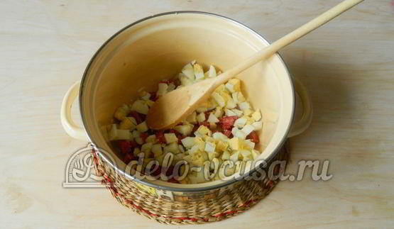 окрошка на лимонной кислоте