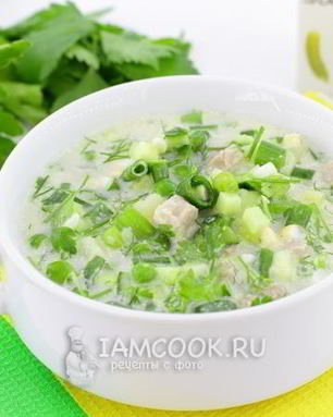 Окрошка на майонезе