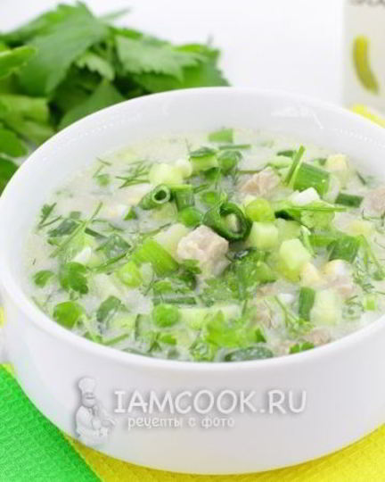 Рецепт окрошки на майонезе