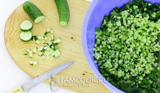 окрошка на майонезе