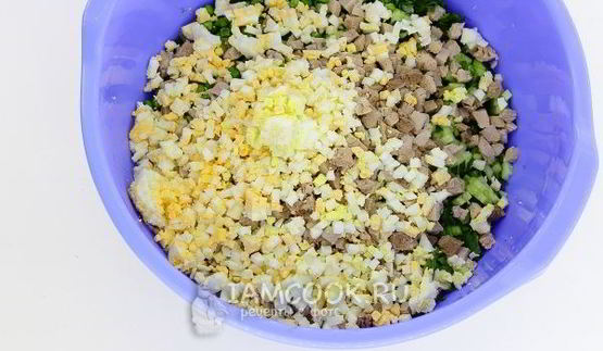 окрошка на майонезе