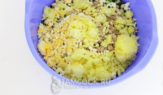 окрошка на майонезе