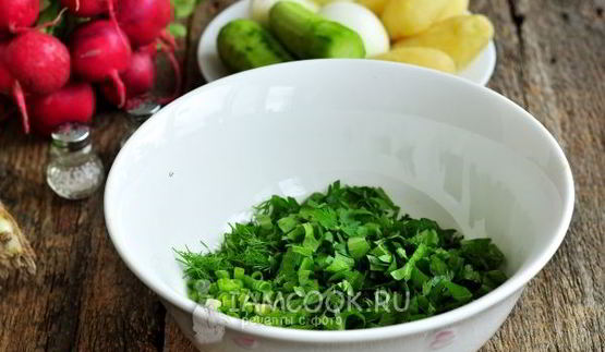 окрошка на минералке с майонезом