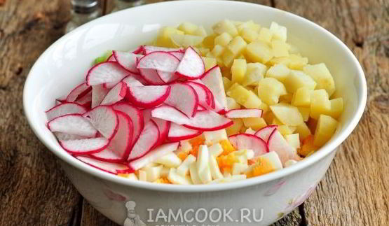 окрошка на минералке с майонезом