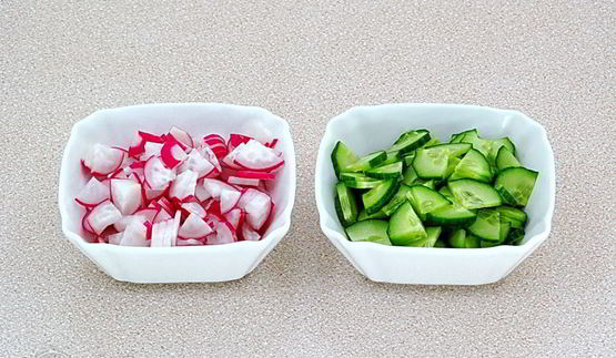 окрошка на сыворотке