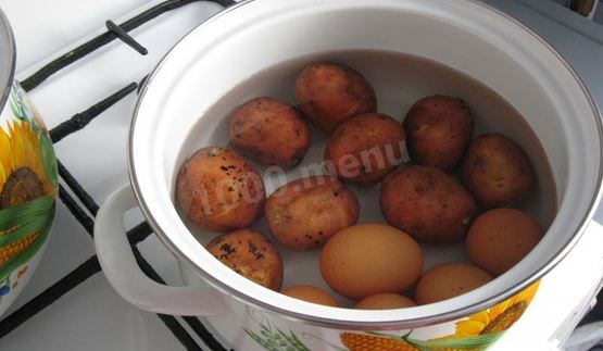 окрошка на воде с уксусом и майонезом