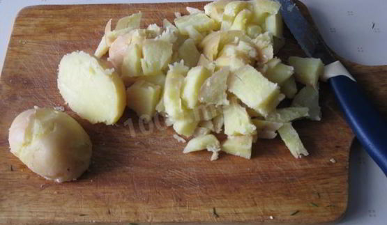 окрошка на воде с уксусом и майонезом