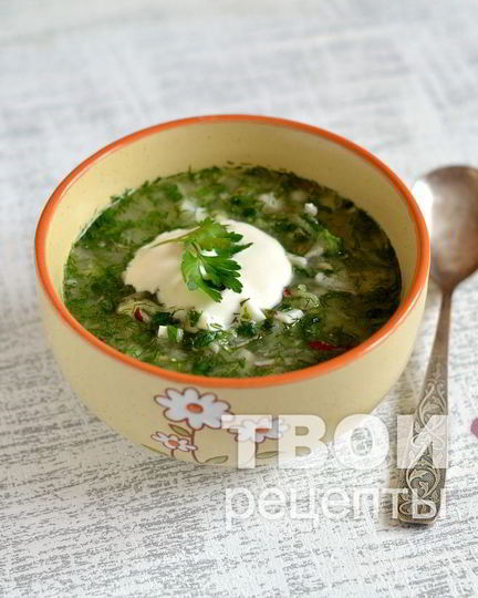 Рецепт окрошки на воде