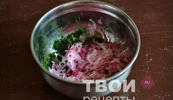 окрошка на воде