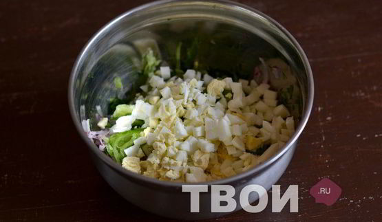 окрошка на воде