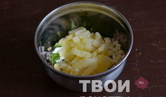 окрошка на воде