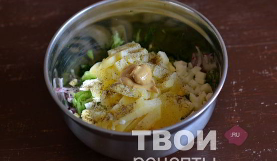 окрошка на воде