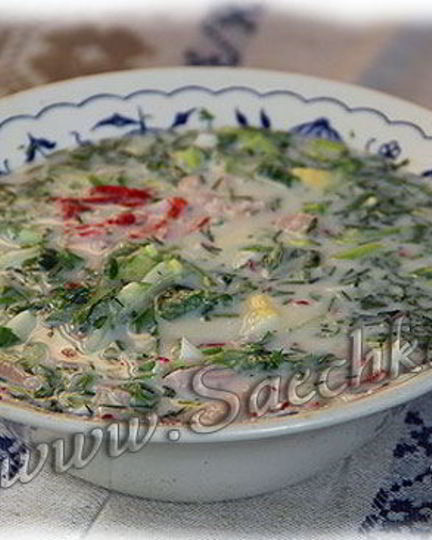 Рецепт окрошки по дюкану