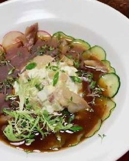 Рецепт окрошки рыбной