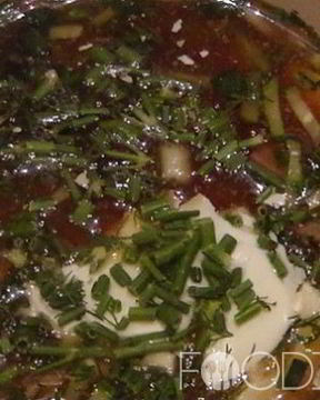 Окрошка с килькой в томате