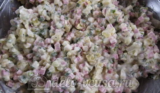 окрошка с редиской