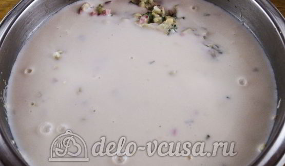 окрошка с редиской