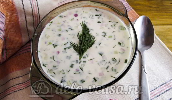 окрошка с редиской