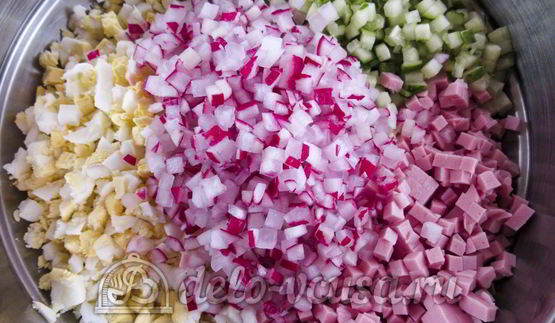 окрошка с редиской