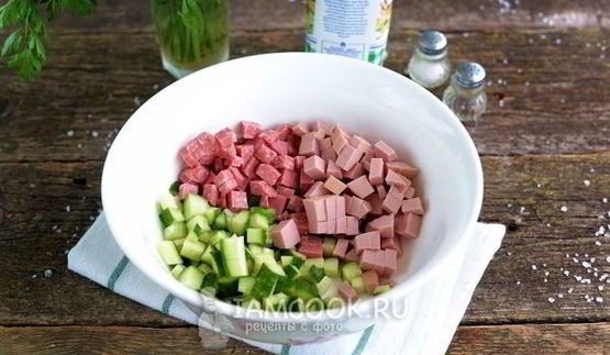 окрошка с редькой