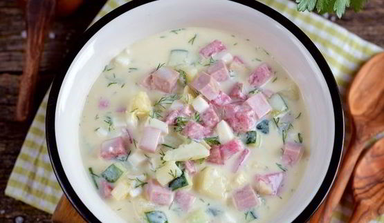 окрошка с редькой