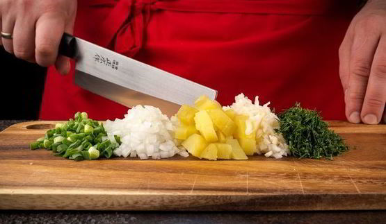 окрошка с рыбой холодного копчения