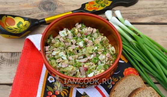 окрошка с солеными огурцами