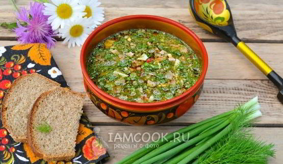 окрошка с солеными огурцами