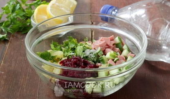 окрошка со свеклой