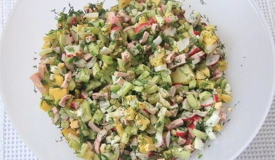 окрошка традиционная