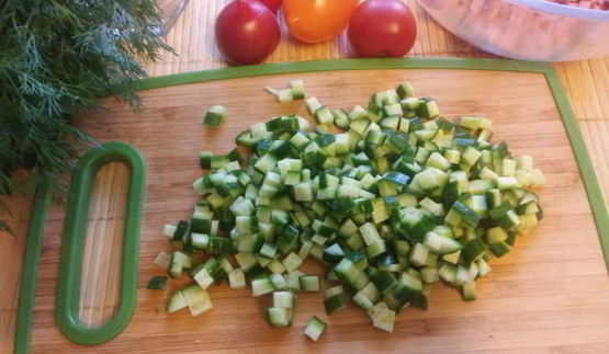 окрошка весенняя