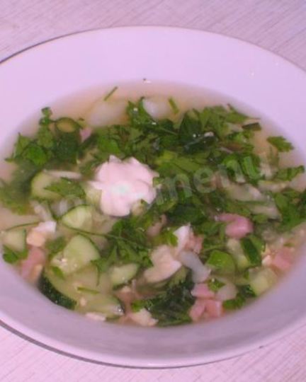 Рецепт окрошки заячья