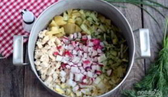 русская окрошка