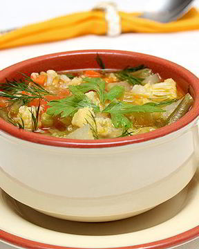 Франкфуртский овощной суп