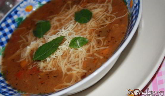 итальянский овощной суп минестроне