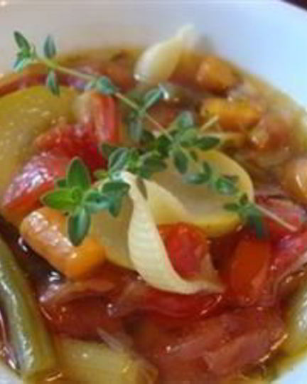 Рецепт классического супа минестроне без мяса
