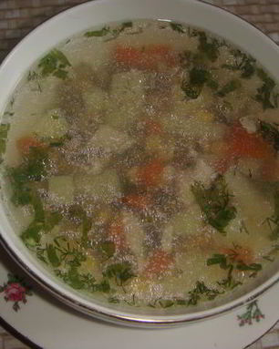 Курино-овощной суп по-мекскански