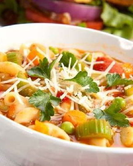 Рецепт летнего овощной суп в итальянском стиле